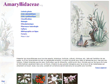 Tablet Screenshot of amaryllidaceae.org